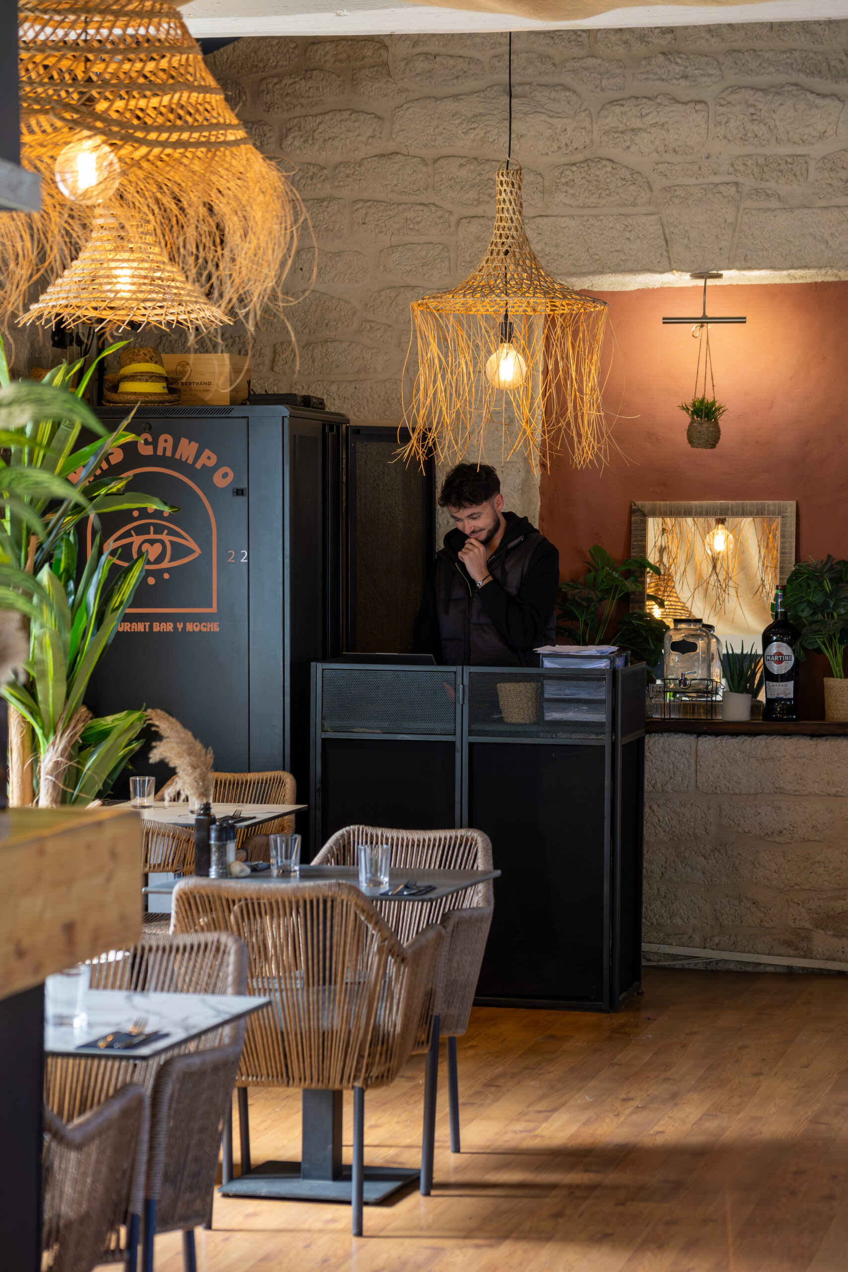 Restauration soir Mas Campo